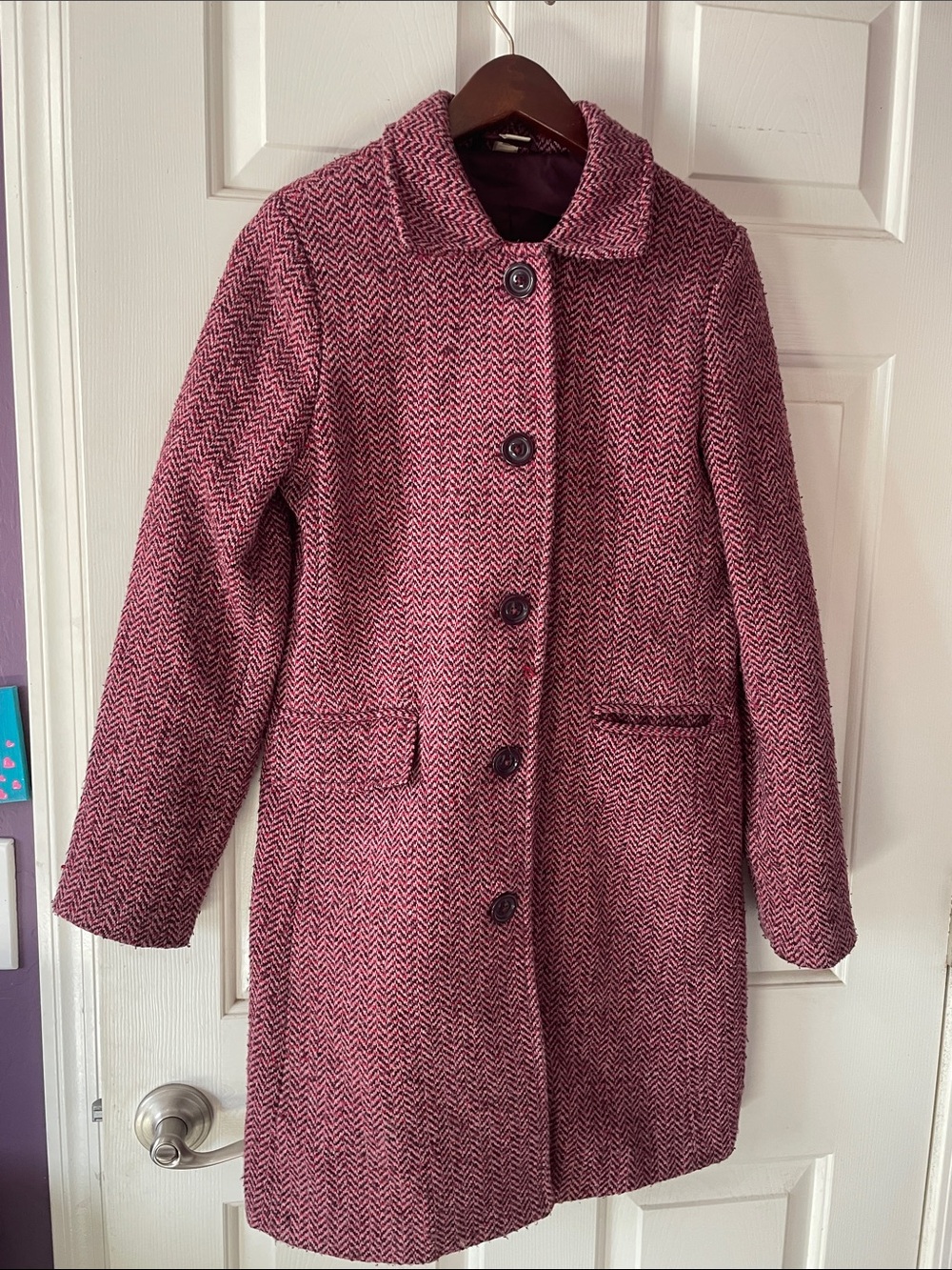 VTG OLD NAVY HERRINGBONE COAT